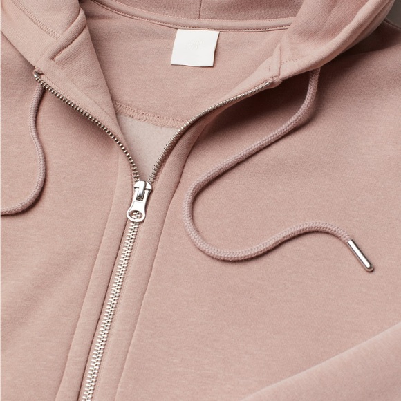 H&M mauve zip up hoodie - Picture 2 of 5